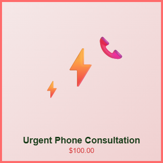 Urgent Phone Consultation Product Image